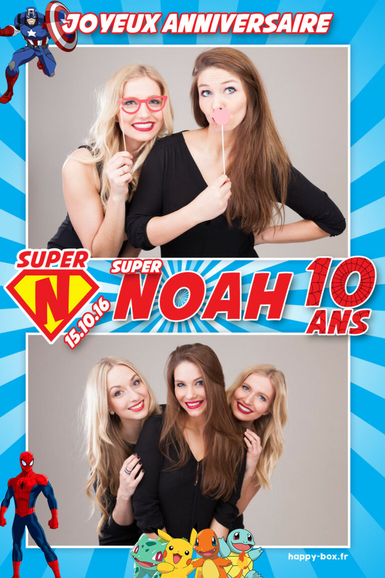 Photobooth anniversaire enfant