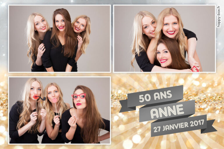 Photobooth anniversaire 50 ans