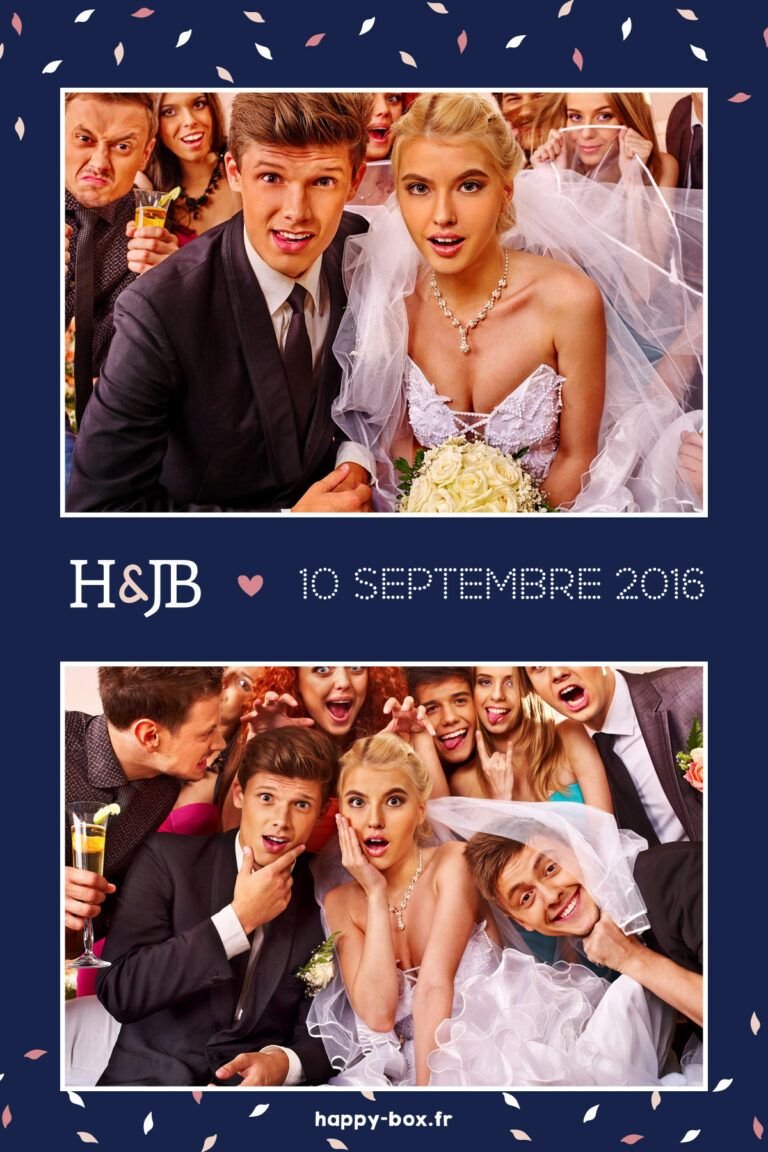 Photobooth mariage personnalisé