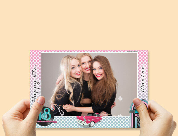 Photobooth anniversaire 18 ans