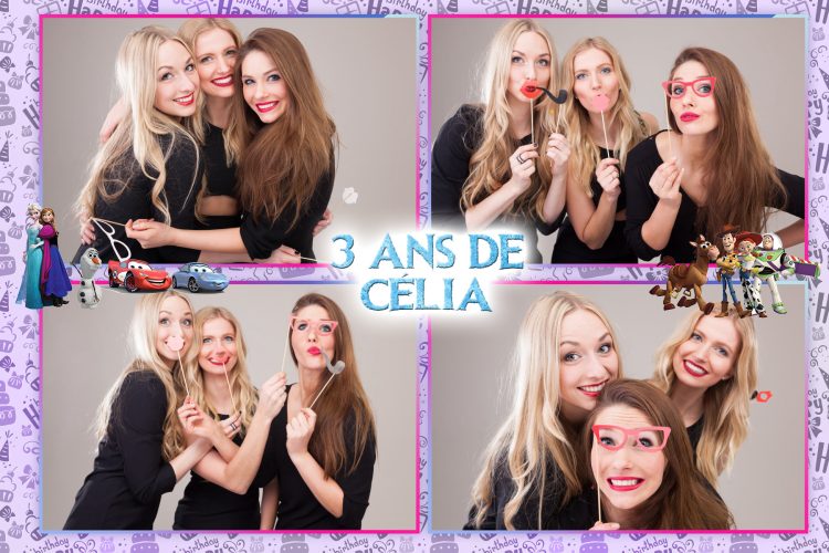 Photobooth anniversaire fille